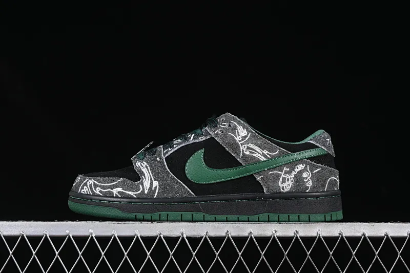 All Categories Nk SB Dunk Series Nk SB Dunk Low Low-top Sneakers K Version There Skateboards x Nk SB Dunk Low Graffiti Art Style Joint Model SB Low-top Casual Sneakers HF7743-001